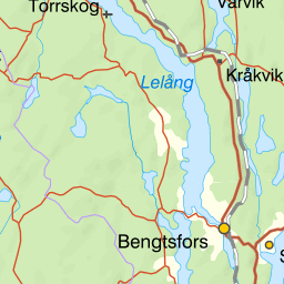 lelången karta Karta över fiskeområdet Södra Lelång