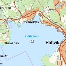 Kartta kalastusalueesta Siljan, Enån