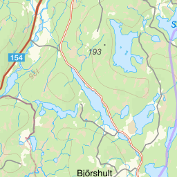 Map of the fishing area Högsjöns FVOF med sjöarna Högsjön, Hällesjön ...