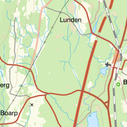 Kartta kalastusalueesta Fängen, Sandsjön, Tängsjön och Käringasjön