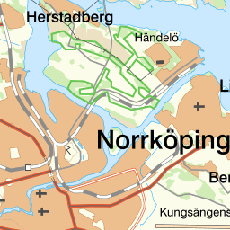 norrköping city karta Karta över fiskeområdet Norrköping City