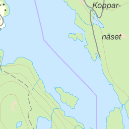 Kartta kalastusalueesta Gravdalssjön m fl sjöar