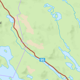 Kartta kalastusalueesta Storasjöarna Arjeplogs Båt och Trollingklubb