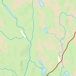 Kartta kalastusalueesta Pentäsjoki fiskevårdsområde