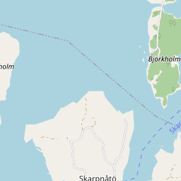 Map of the fishing area Strömma fiskevatten